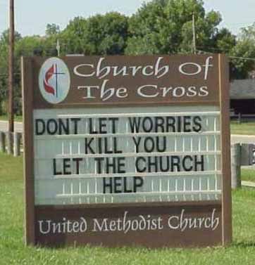Funny Sign on Church Signs That Won T Make You Go To Church Very Amusing Signs 33