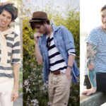 Horizontal lines and thin guys are a great combination.