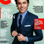 Zac Efron in deep blue looks great. Well, honestly, Zac looks good even wearing a mustard green suit