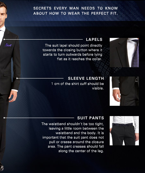 how to wear a suit