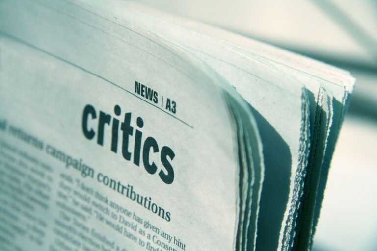 The Danger of Being a Critic